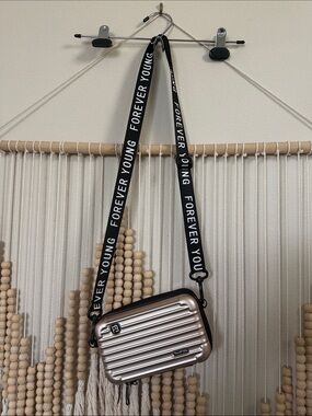 Forever Young Gold Suitcase Small Crossbody